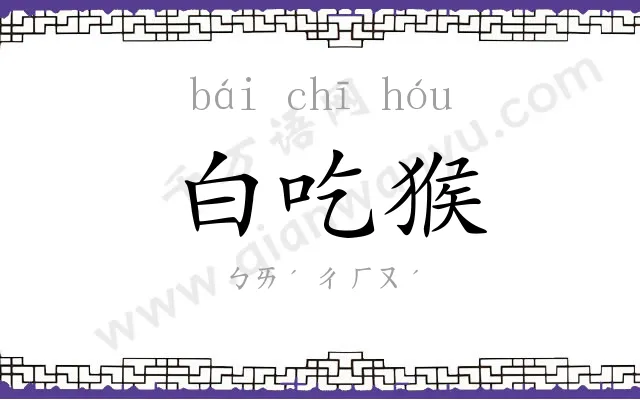 白吃猴