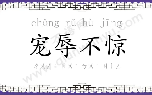 宠辱不惊