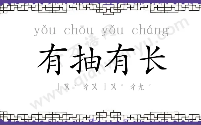 有抽有长
