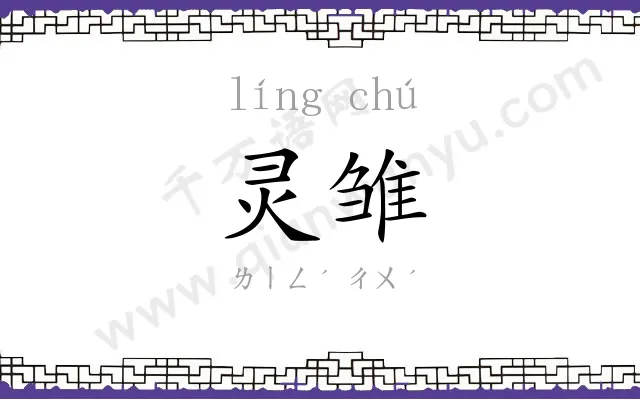 灵雏