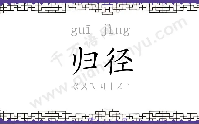 归径