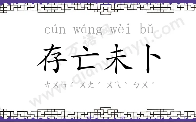 存亡未卜