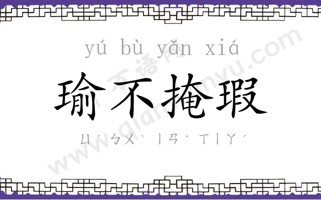 瑜不掩瑕