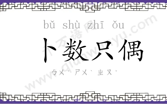 卜数只偶