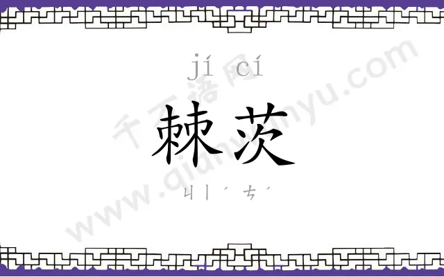 棘茨