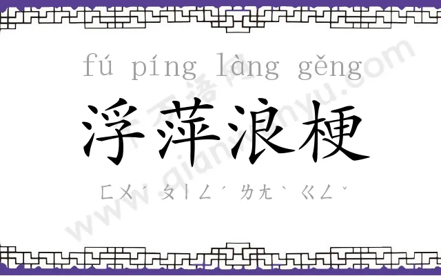 浮萍浪梗