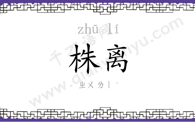 株离