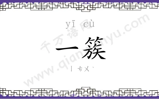 一簇