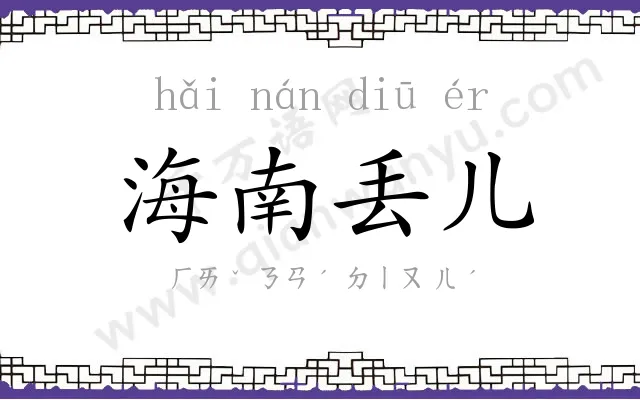 海南丢儿