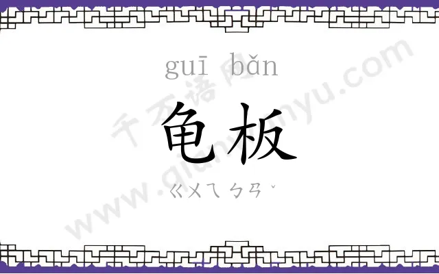 龟板