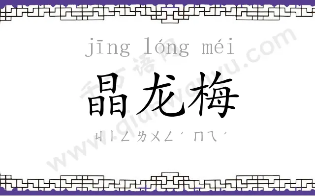 晶龙梅