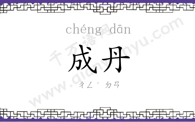成丹