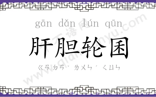 肝胆轮囷