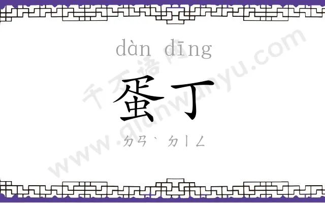 蛋丁