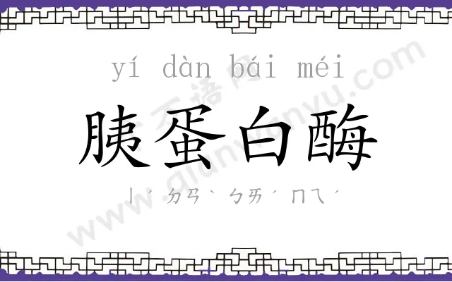胰蛋白酶