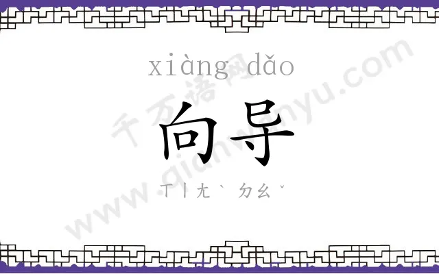 向导