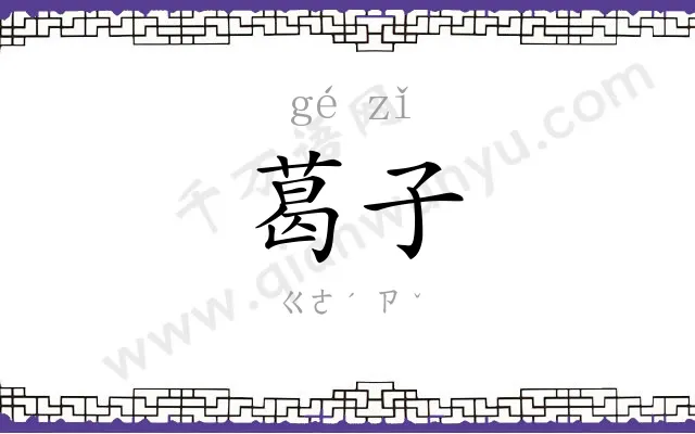 葛子
