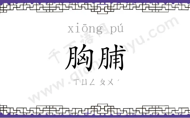 胸脯