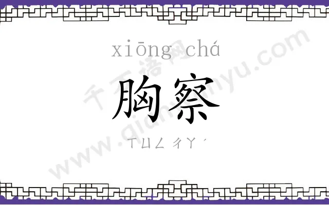 胸察