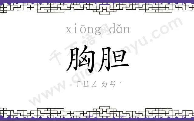 胸胆