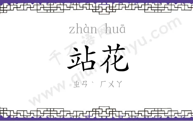 站花