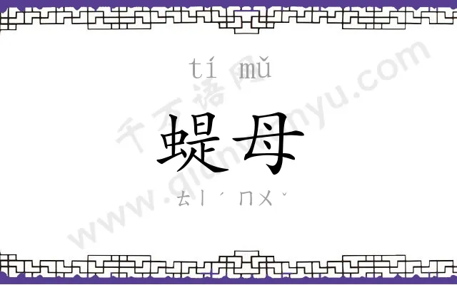 蝭母