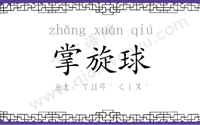 掌旋球