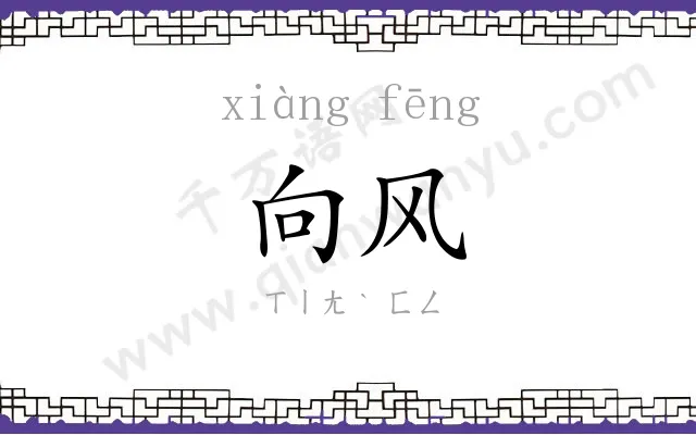 向风