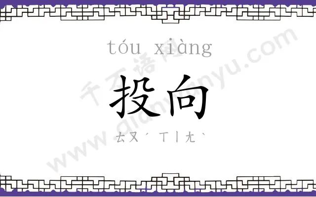 投向