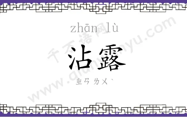 沾露