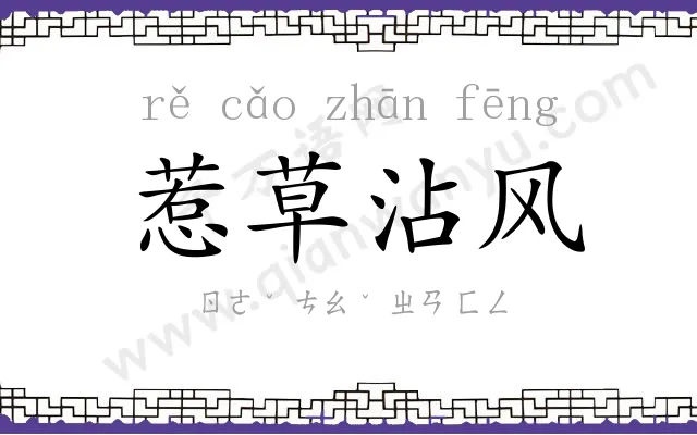 惹草沾风