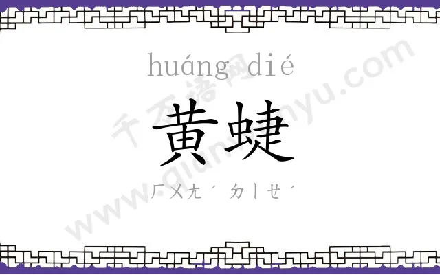 黄蜨