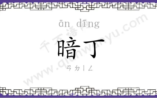 暗丁