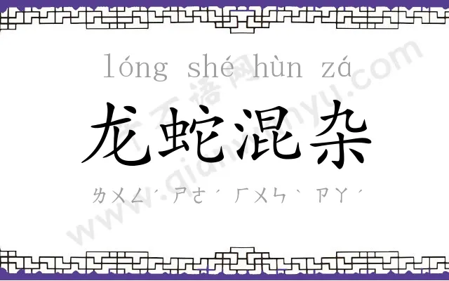 龙蛇混杂