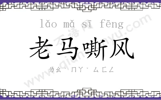 老马嘶风