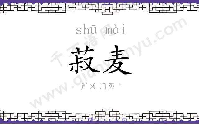 菽麦