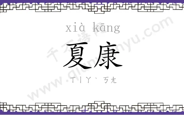 夏康