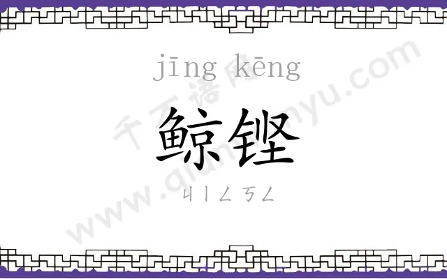 鲸铿
