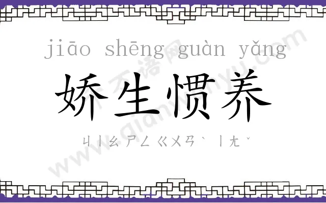 娇生惯养