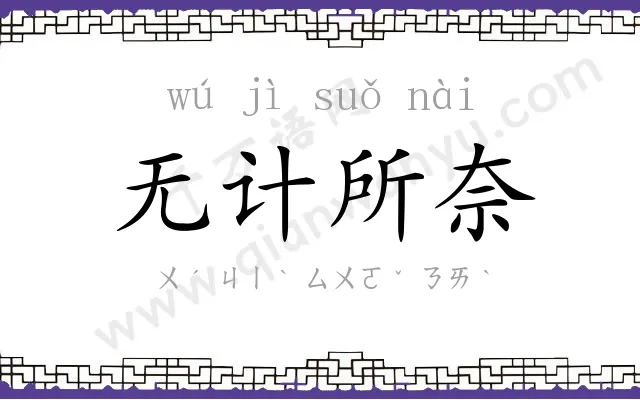 无计所奈