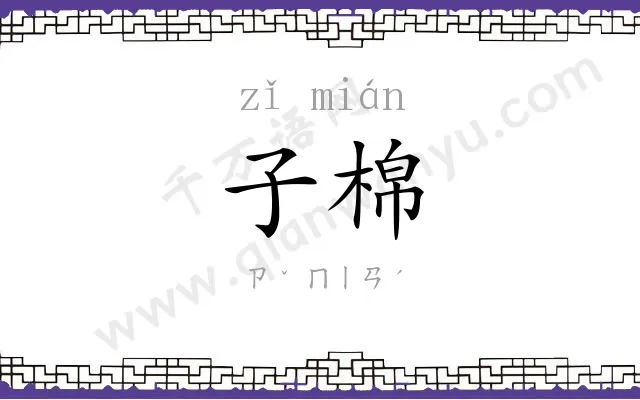 子棉