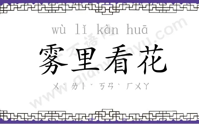 雾里看花