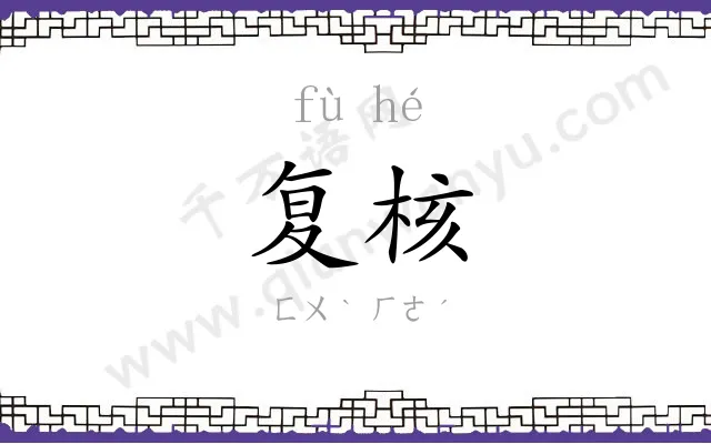 复核