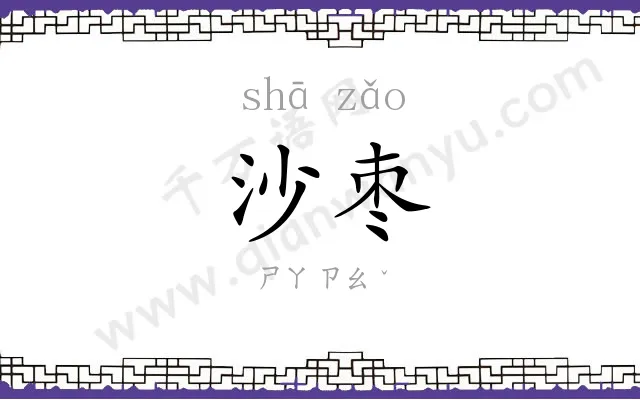 沙枣