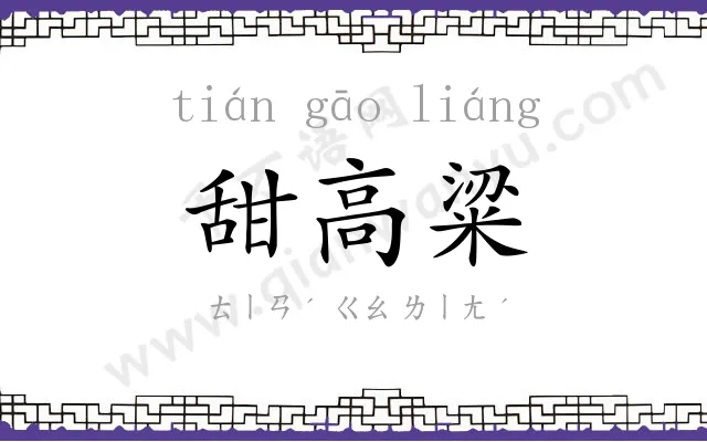 甜高粱