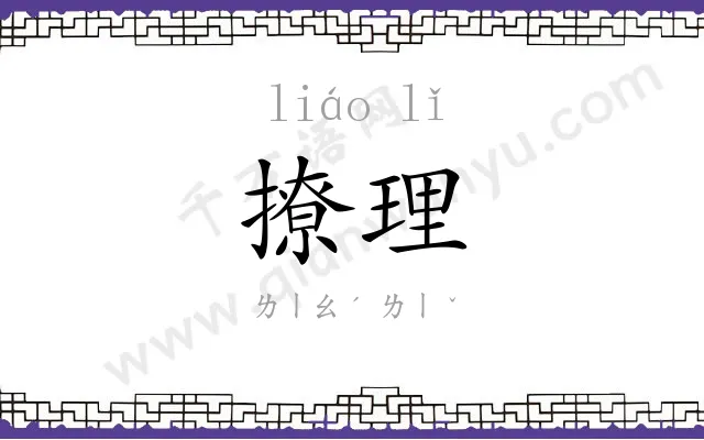 撩理
