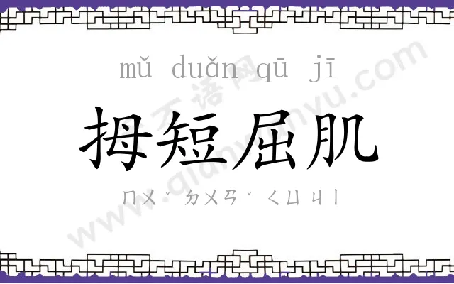 拇短屈肌