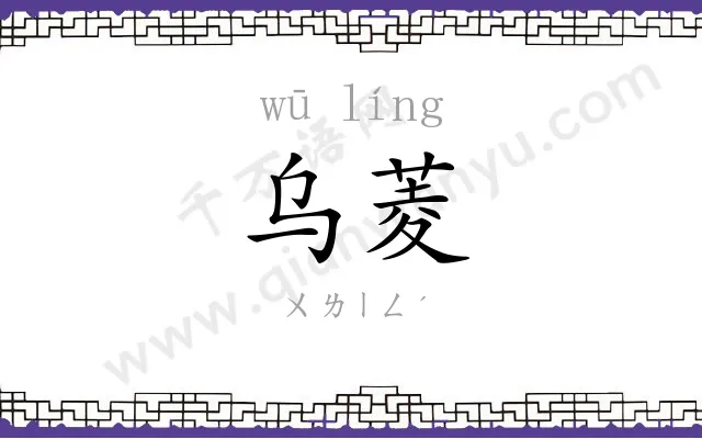 乌菱