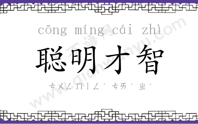 聪明才智