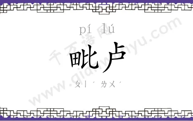 毗卢